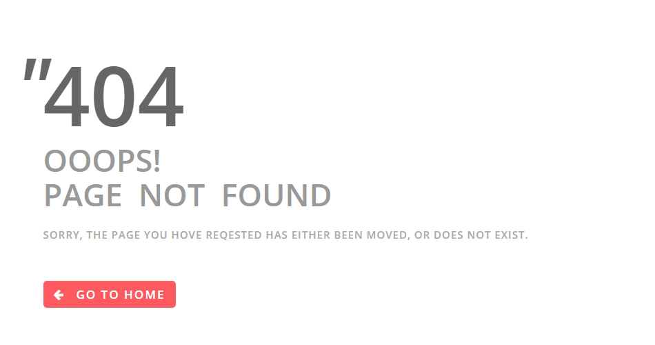 404 Error